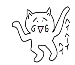 honwaka cat 4 sticker #5218955