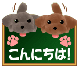 toy-poodle sticker #5219057