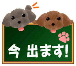 toy-poodle sticker #5219064