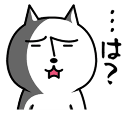 Mood of white cat sticker #5219773