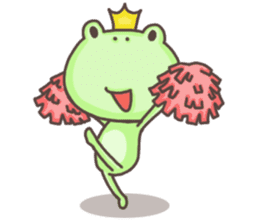 Happiness of frog sticker #5220367
