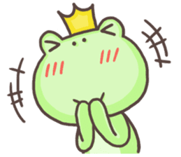 Happiness of frog sticker #5220369