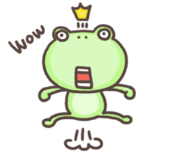 Happiness of frog sticker #5220373