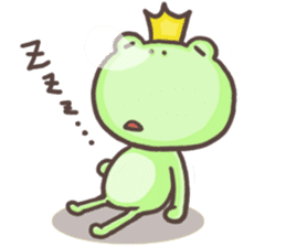 Happiness of frog sticker #5220374