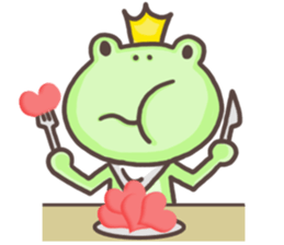 Happiness of frog sticker #5220376