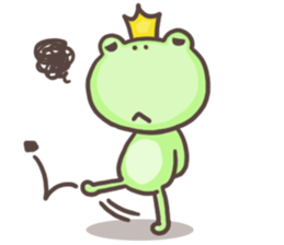 Happiness of frog sticker #5220377
