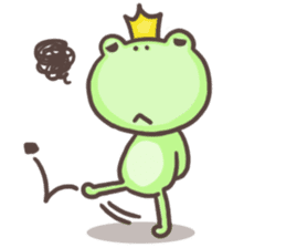 Happiness of frog sticker #5220377