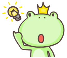 Happiness of frog sticker #5220382