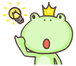 Happiness of frog sticker #5220382