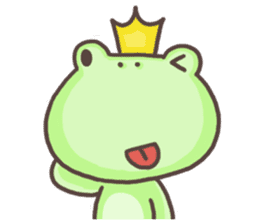 Happiness of frog sticker #5220384