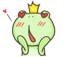 Happiness of frog sticker #5220389