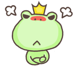 Happiness of frog sticker #5220393