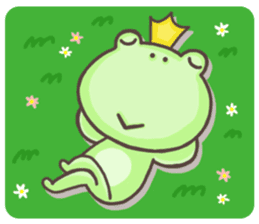 Happiness of frog sticker #5220395