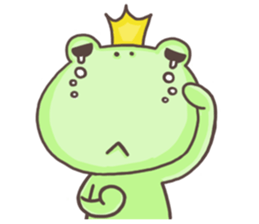 Happiness of frog sticker #5220399