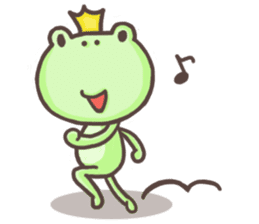 Happiness of frog sticker #5220400
