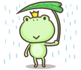 Happiness of frog sticker #5220401