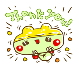 Swimming cap Frog by owabird sticker #5220404