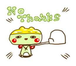 Swimming cap Frog by owabird sticker #5220405