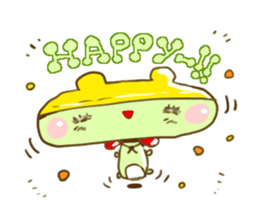 Swimming cap Frog by owabird sticker #5220407