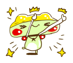 Swimming cap Frog by owabird sticker #5220412