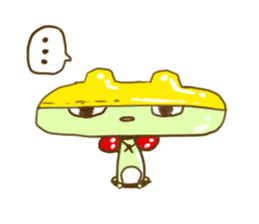 Swimming cap Frog by owabird sticker #5220422