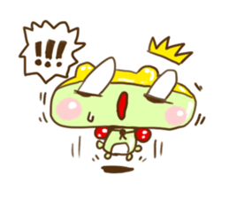 Swimming cap Frog by owabird sticker #5220423