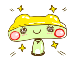 Swimming cap Frog by owabird sticker #5220429