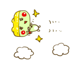 Swimming cap Frog by owabird sticker #5220440