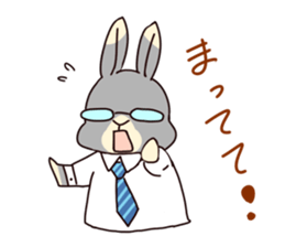 4 rabbit brothers 2 sticker #5220526