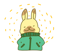 4 rabbit brothers 2 sticker #5220534