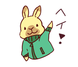 4 rabbit brothers 2 sticker #5220544