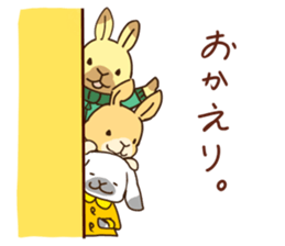 4 rabbit brothers 2 sticker #5220550