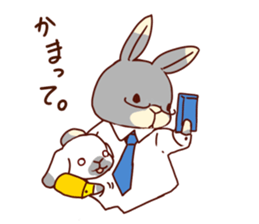 4 rabbit brothers 2 sticker #5220562