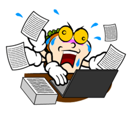 Mr. Hand something happen? 2 sticker #5220651