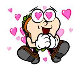 Mr. Hand something happen? 2 sticker #5220655