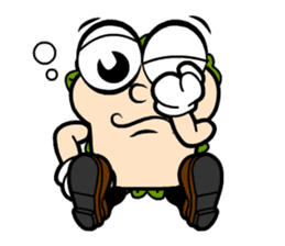 Mr. Hand something happen? 2 sticker #5220660