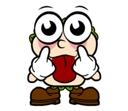 Mr. Hand something happen? 2 sticker #5220676