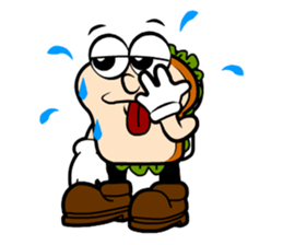 Mr. Hand something happen? 2 sticker #5220680