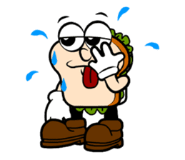 Mr. Hand something happen? 2 sticker #5220680