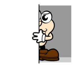 Mr. Hand something happen? 2 sticker #5220682