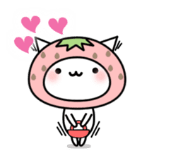 Cute cat of strawberry vol.2 sticker #5222124