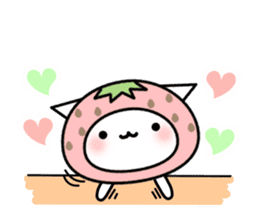 Cute cat of strawberry vol.2 sticker #5222126