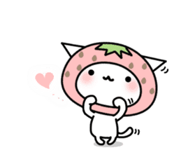 Cute cat of strawberry vol.2 sticker #5222127