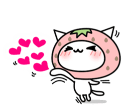 Cute cat of strawberry vol.2 sticker #5222141
