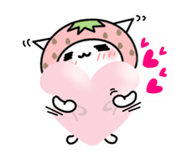 Cute cat of strawberry vol.2 sticker #5222143