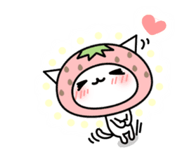 Cute cat of strawberry vol.2 sticker #5222148