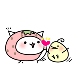 Cute cat of strawberry vol.2 sticker #5222150