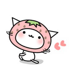 Cute cat of strawberry vol.2 sticker #5222152