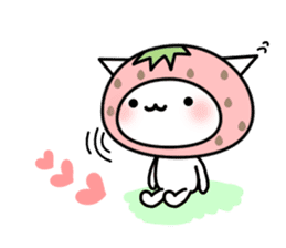 Cute cat of strawberry vol.2 sticker #5222154