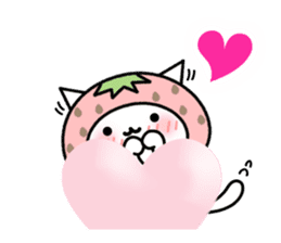 Cute cat of strawberry vol.2 sticker #5222157